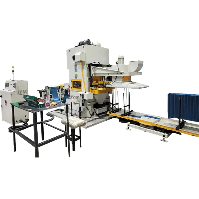 H type fin press line